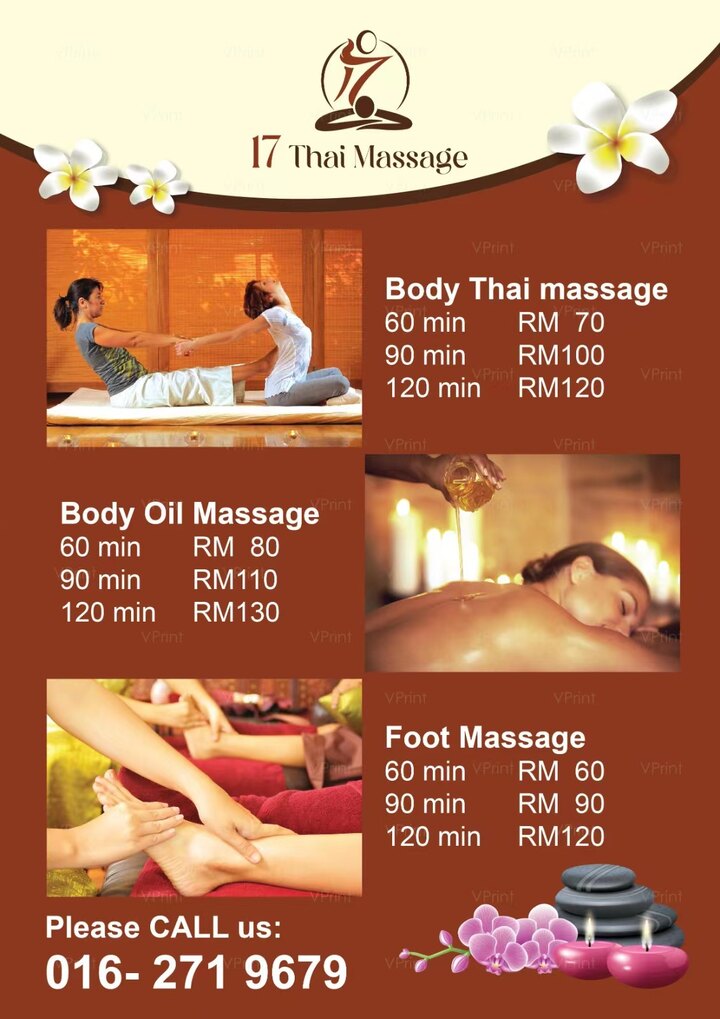 甲洞17 Thai Massage价钱表.jpg